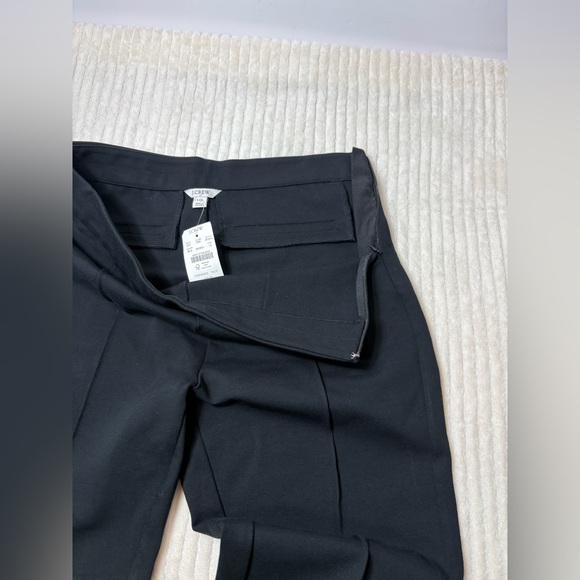 J.Crew Black Ponte Crop Flare Pants Size 10 New With Tags - Picture 4 of 7